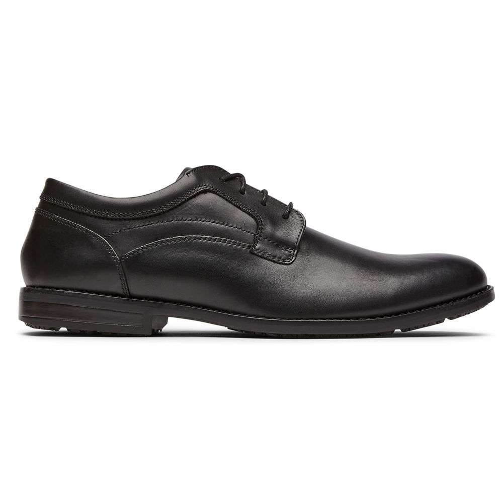 Oxfords Rockport Homem Pretas - Mykel Plain Toe - 05793AFQP